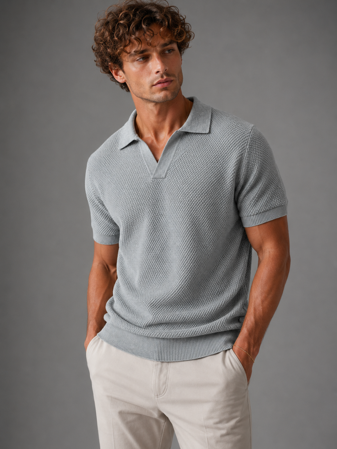 Aurel Textured Polo