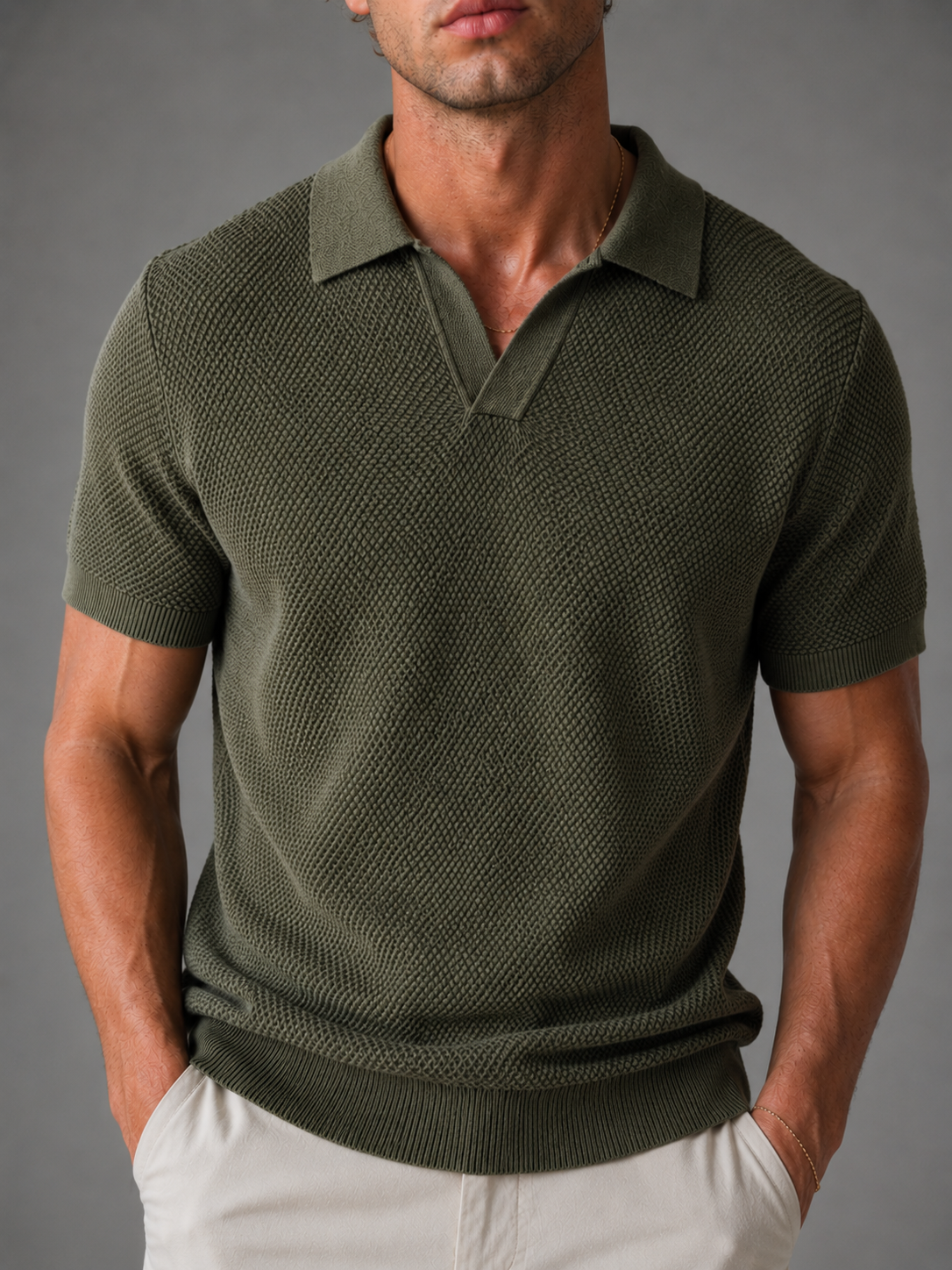 Aurel Textured Polo