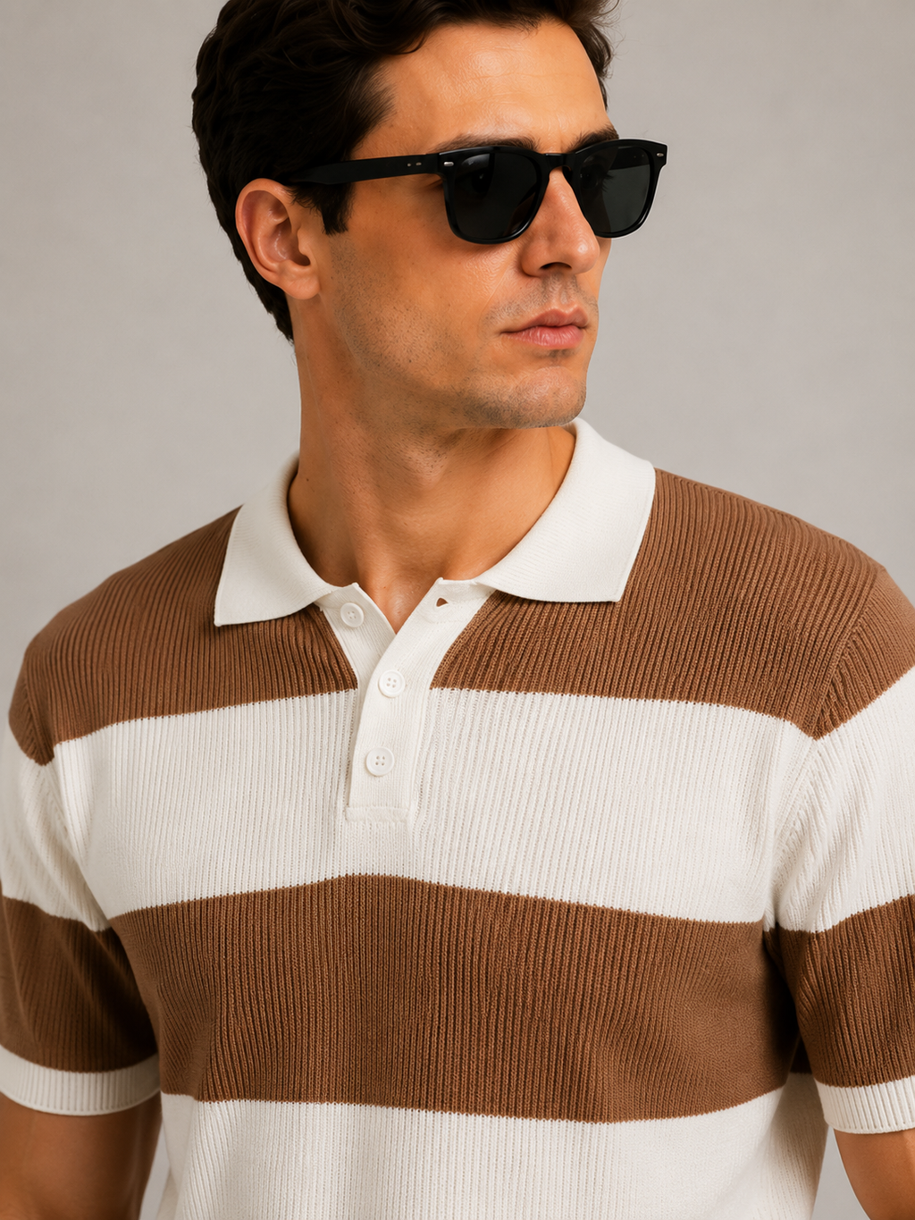 Monaco Stripe Polo