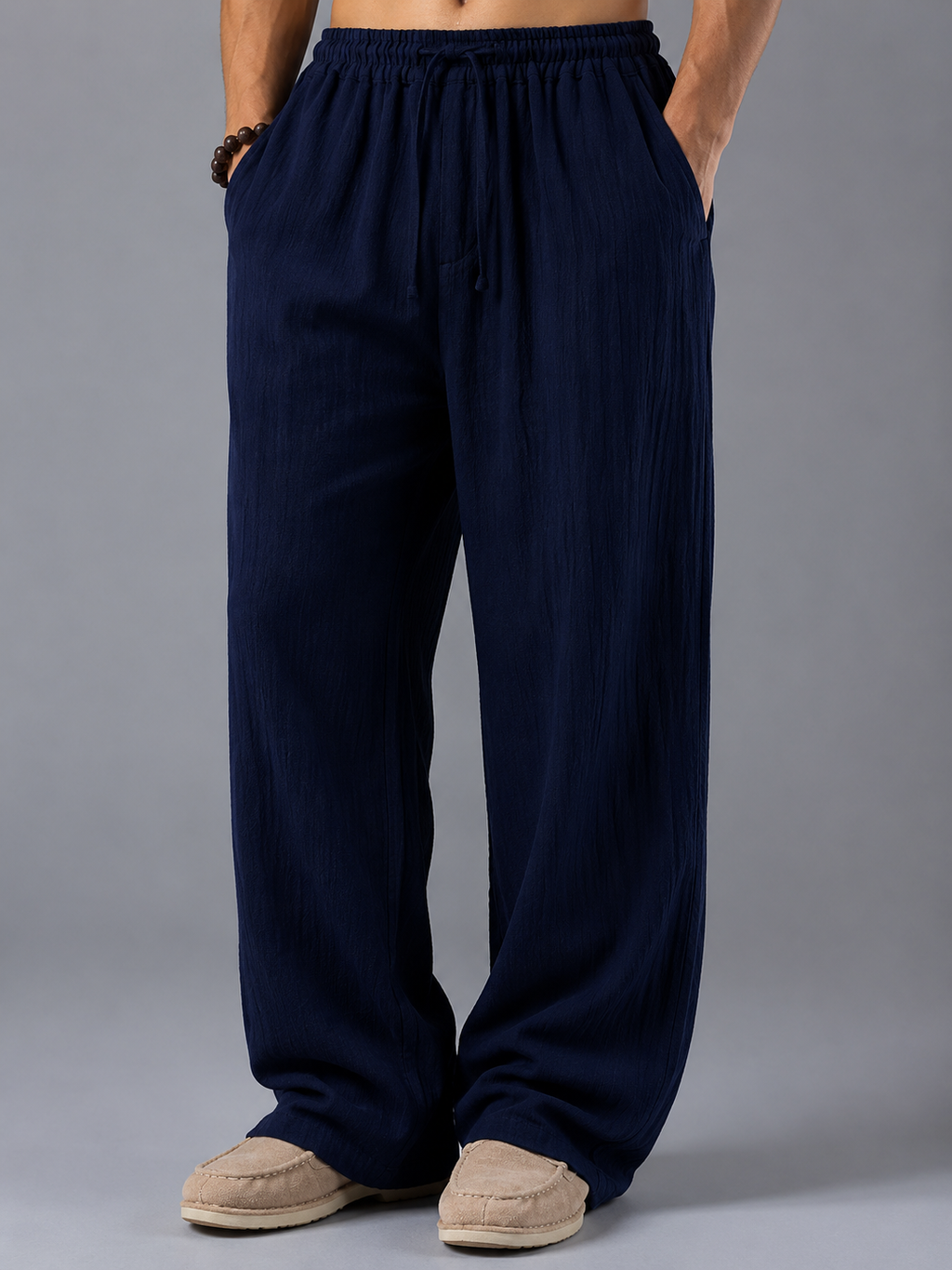 Sahara Beige Linen Pants