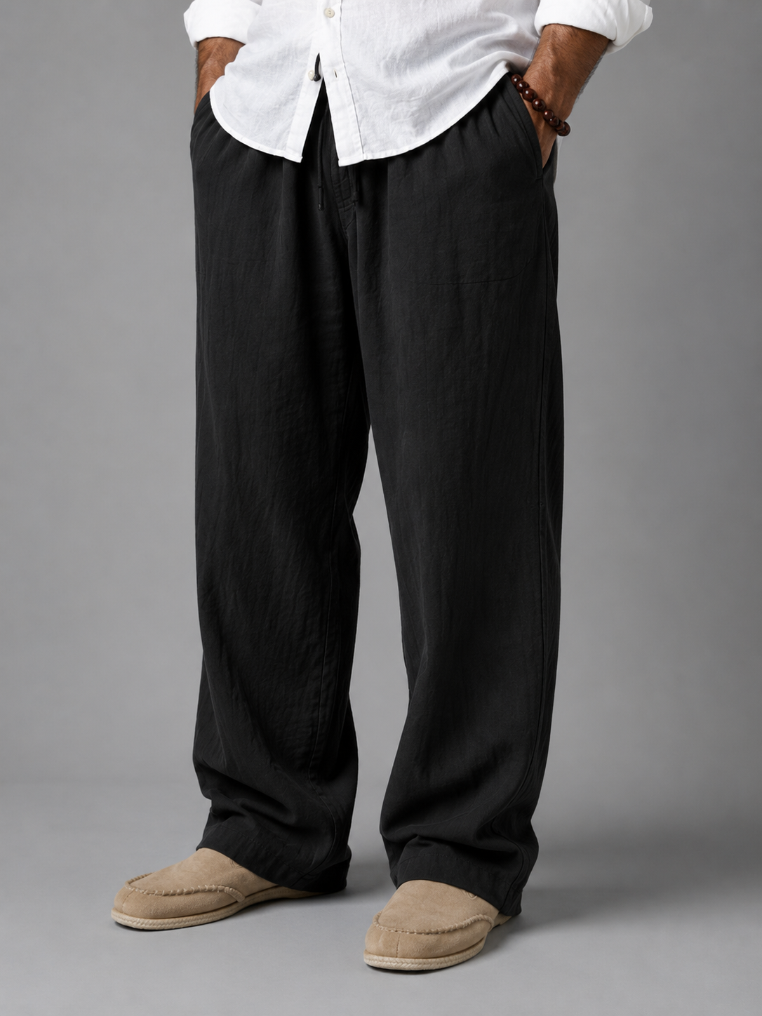 Sahara Beige Linen Pants