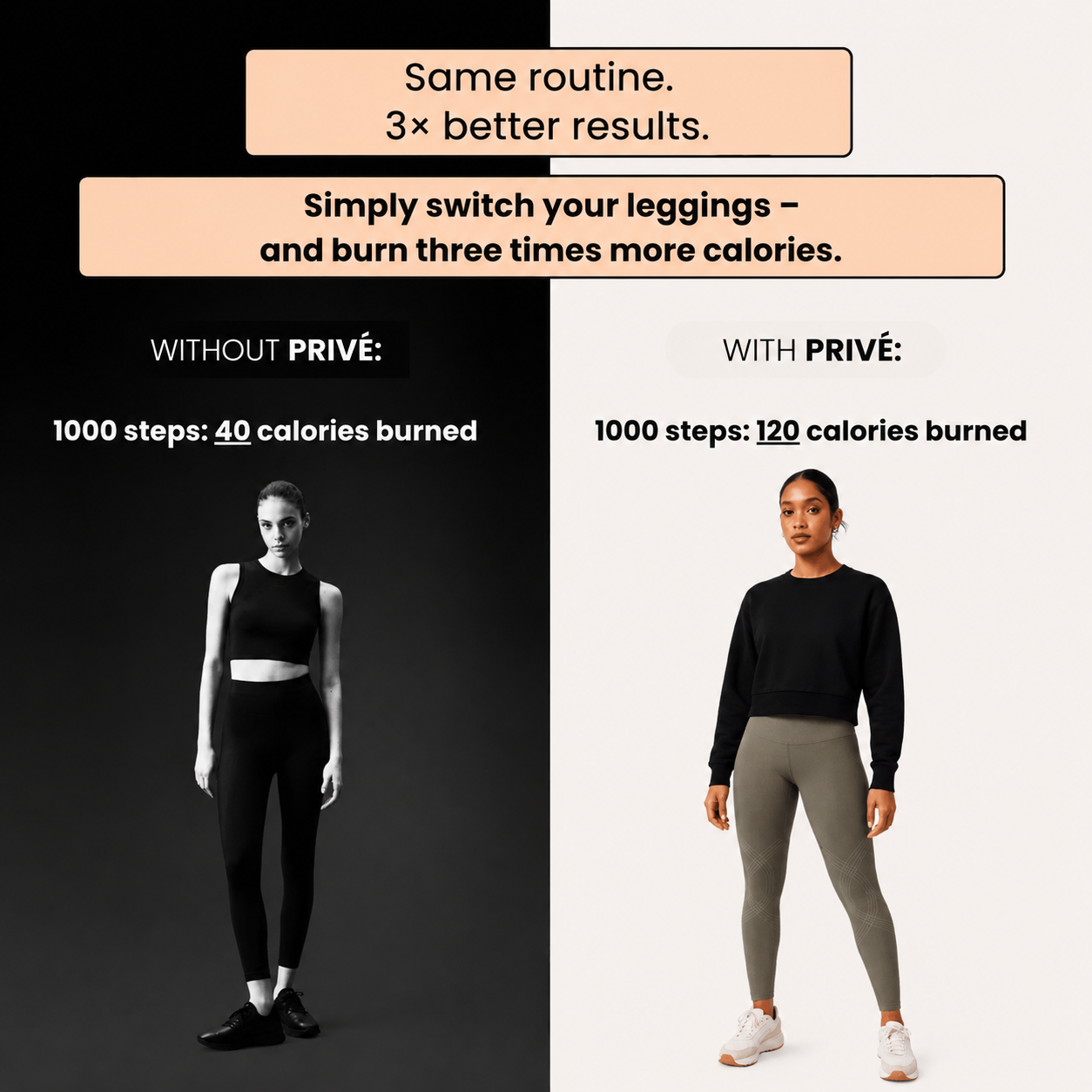PRIVÈ 3D Leggings – Effortlessly redefine your silhouette