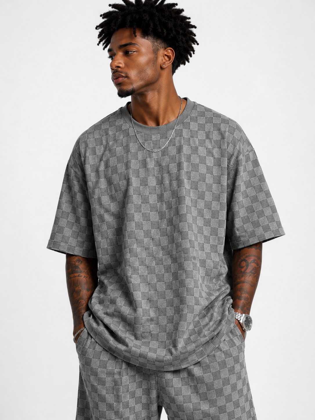 MonoCheck Lounge Set