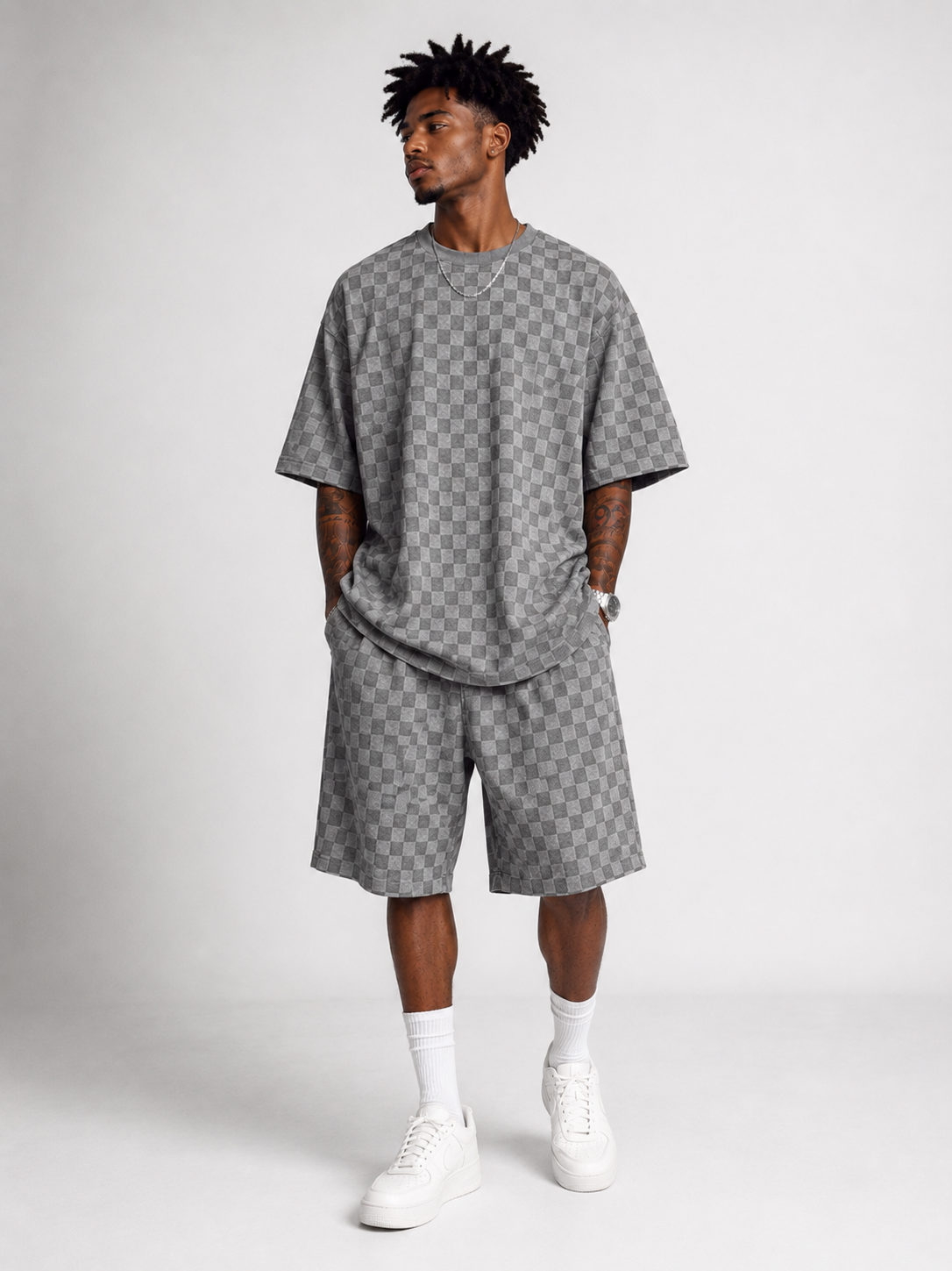 MonoCheck Lounge Set