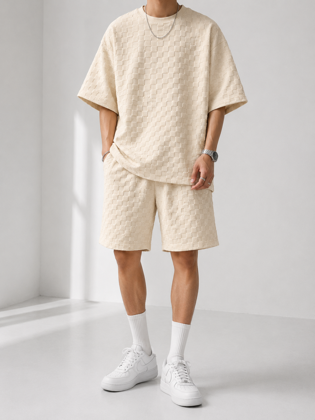 MonoCheck Lounge Set