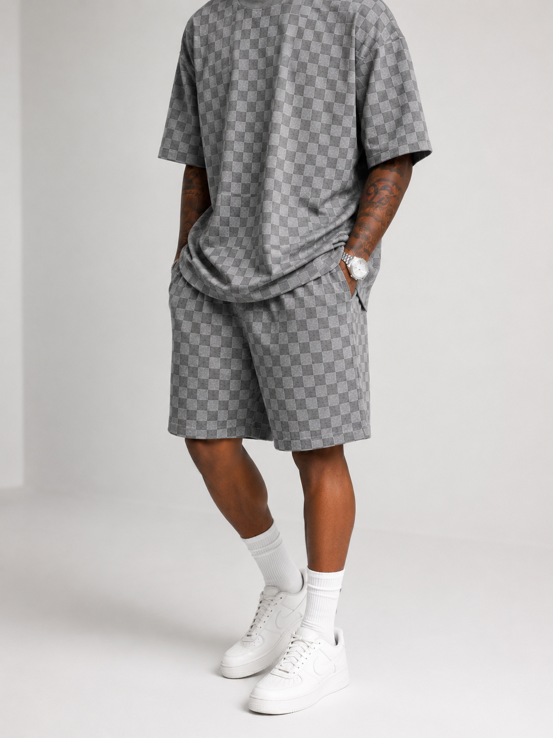 MonoCheck Lounge Set